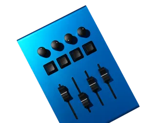 Fader Box · L4 Blue template illustration